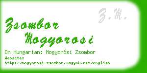 zsombor mogyorosi business card